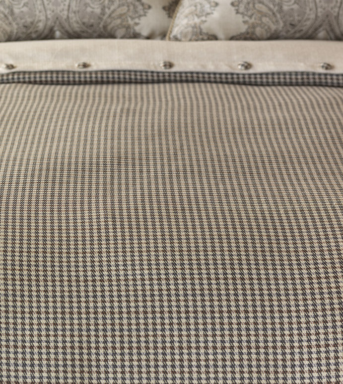 Aiden Houndstooth Duvet Cover
