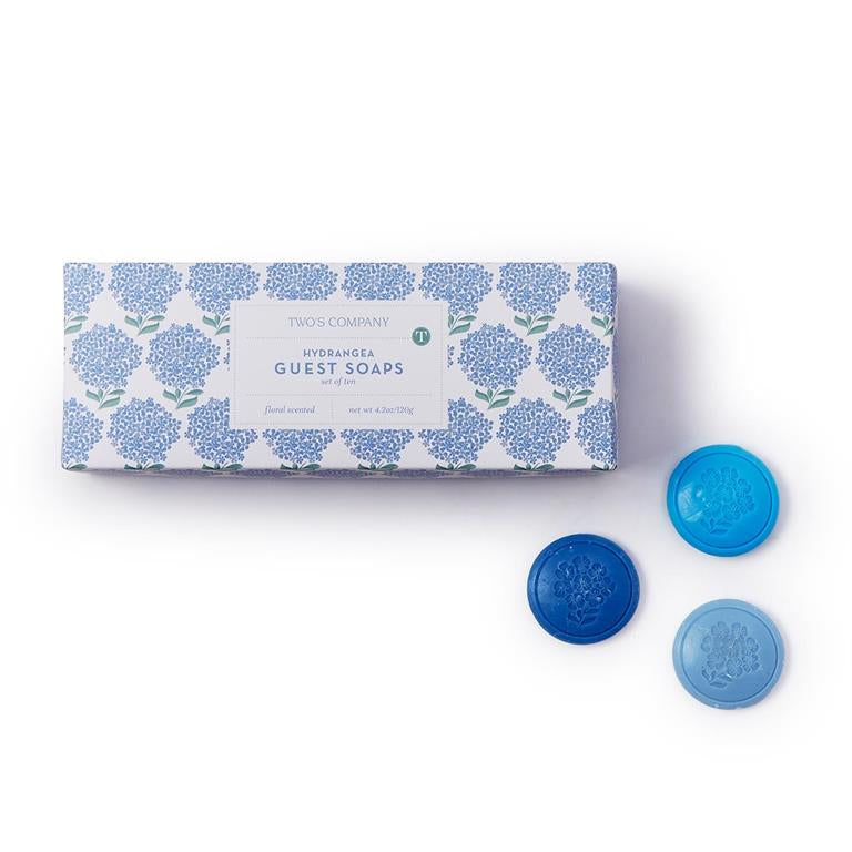 Hydrangea Set of 10 Soap Disks