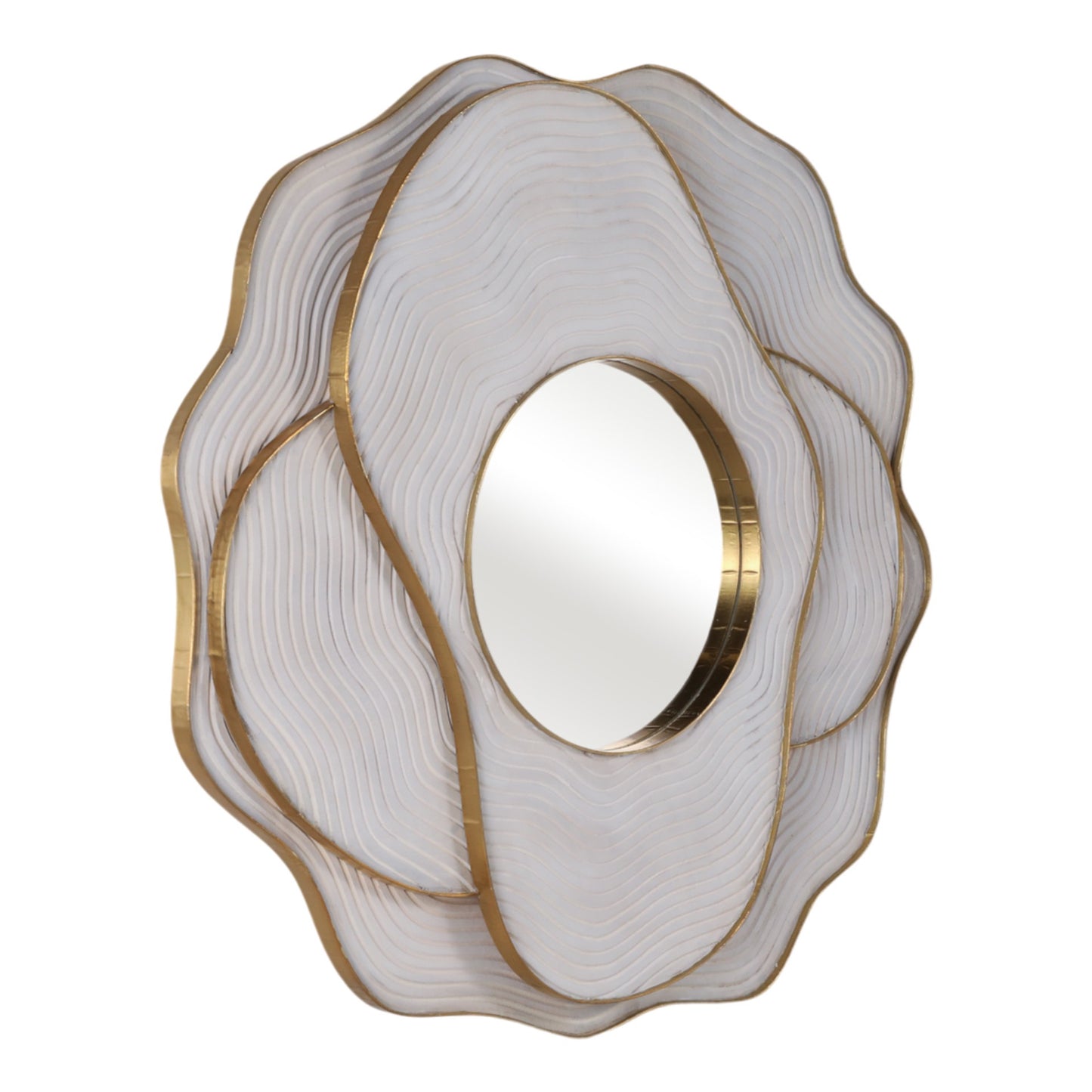 Kearny Layered Wood Wall Mirror