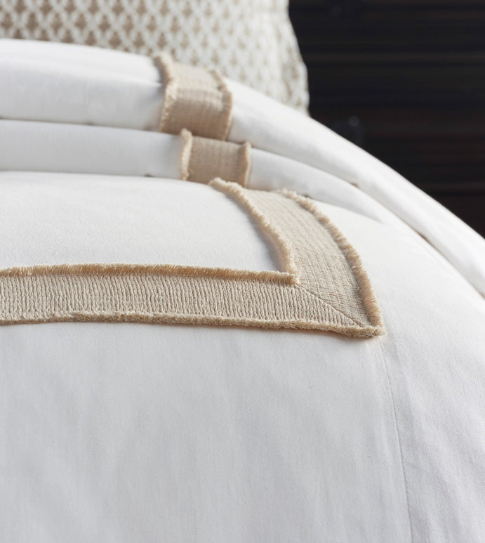Brentwood Jute Border Duvet Cover