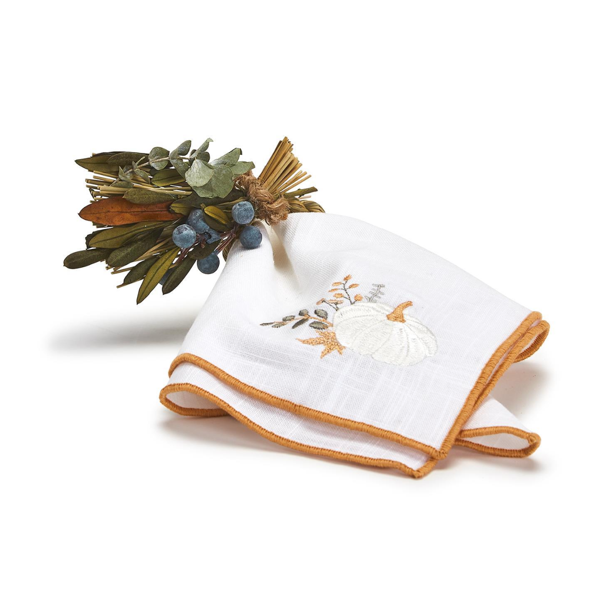 All Natural 24 Pc Hand-Crafted Napkin Ring Unit Includes 2 Styles: Olive Leaf and Wheat