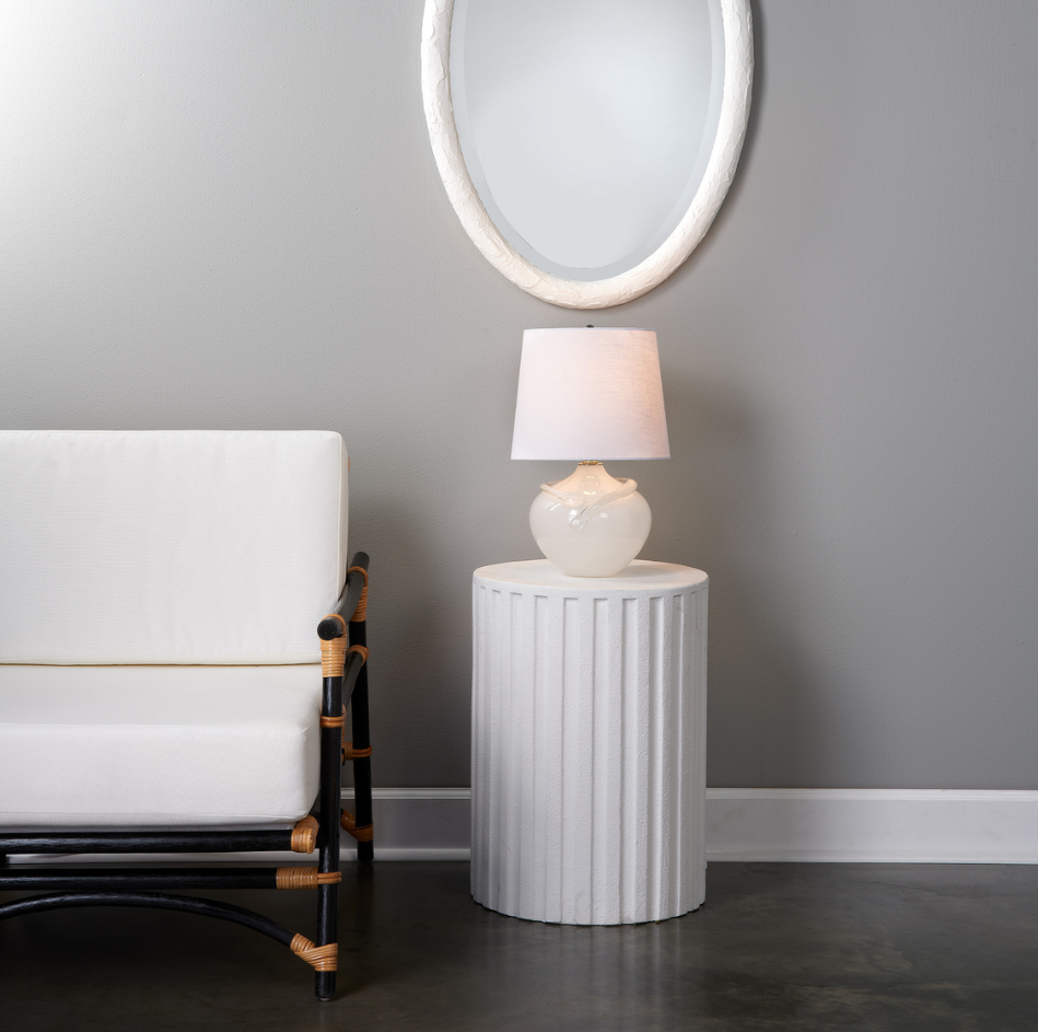Fluted Column Side Table -ST