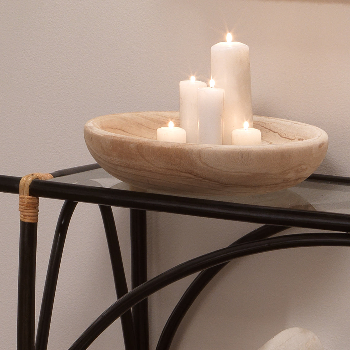 Laurel Small Wooden Bowl