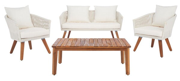 Outdoor 4 Piece Living Set