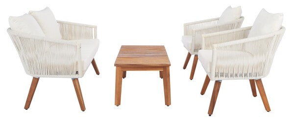 Outdoor 4 Piece Living Set
