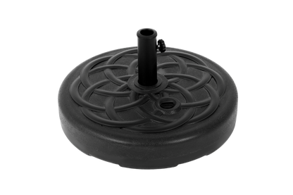 Black Fillable Umbrella Base with Steel Tube Support