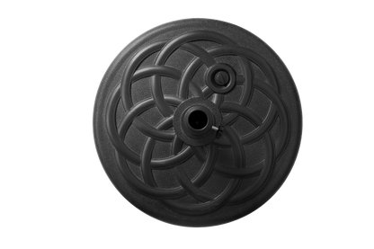 Black Fillable Umbrella Base with Steel Tube Support