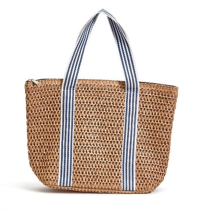 Two’s Company Accessories:Two’s Company Woven Thermal Lunch Tote