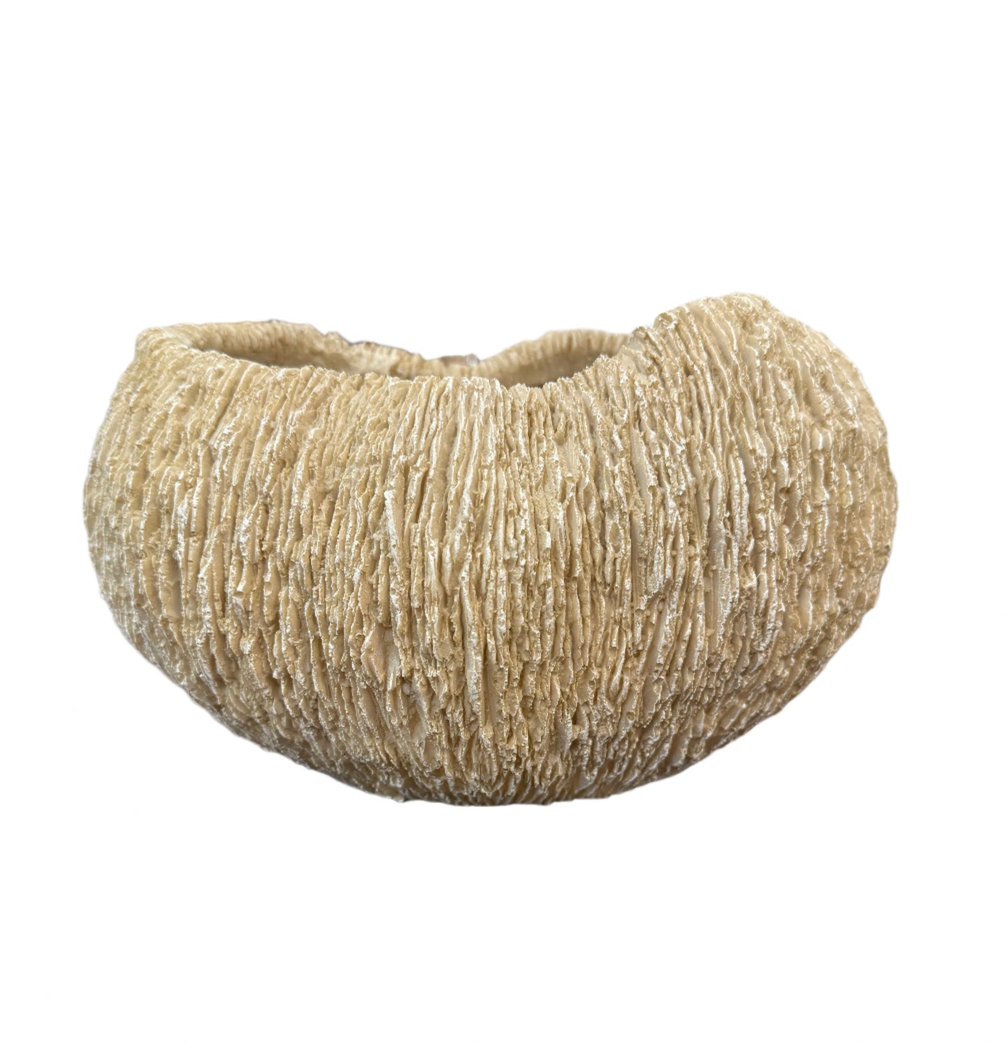Tan Textured Vase