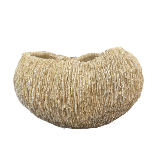 Tan Textured Vase