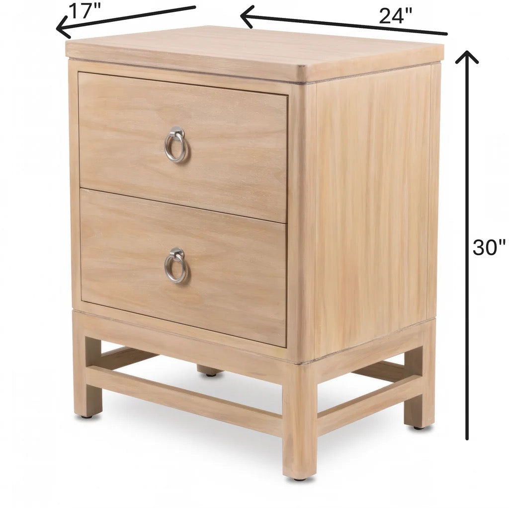 Monterey 2 Drawer Nightstand