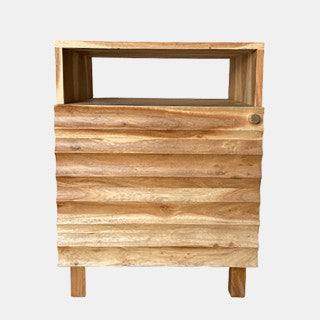 24" Single Door Side End Table