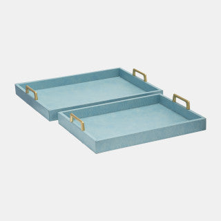 Sagebrook Accessories: Faux Snakeskin Tray