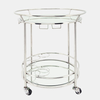 Sagebrook Accessories: Rolling Bar Cart