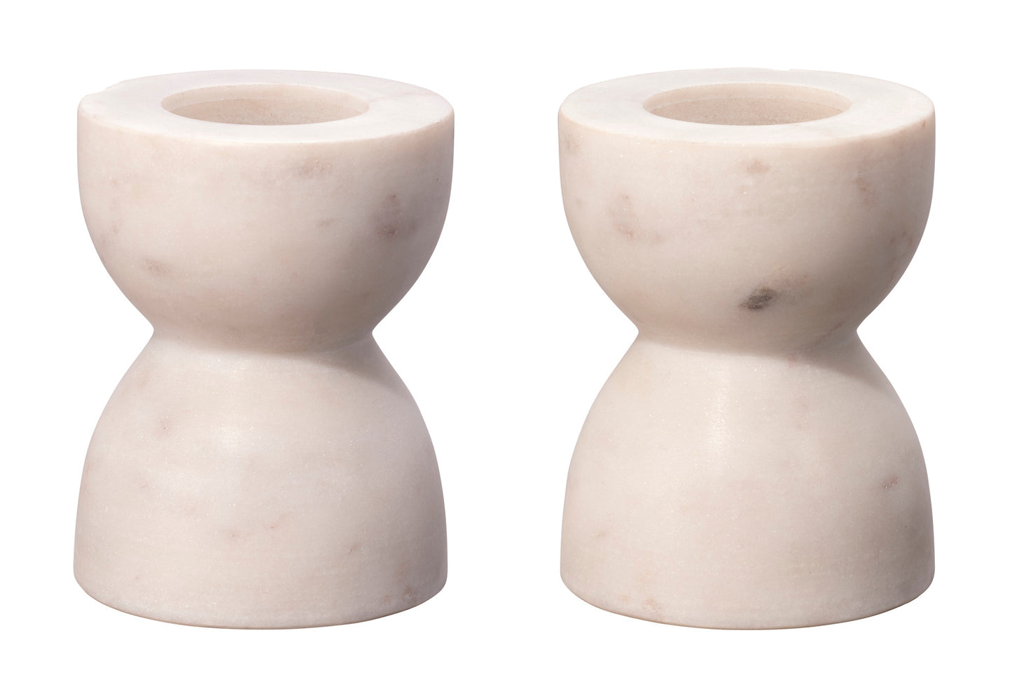 Petit Marble Candlesticks (Set of 2)