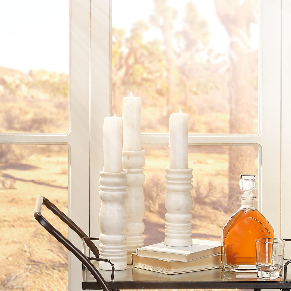 Monument Candlesticks (Set of 3)