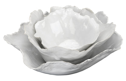 Fleur Ceramic Bowls (Set of 3)