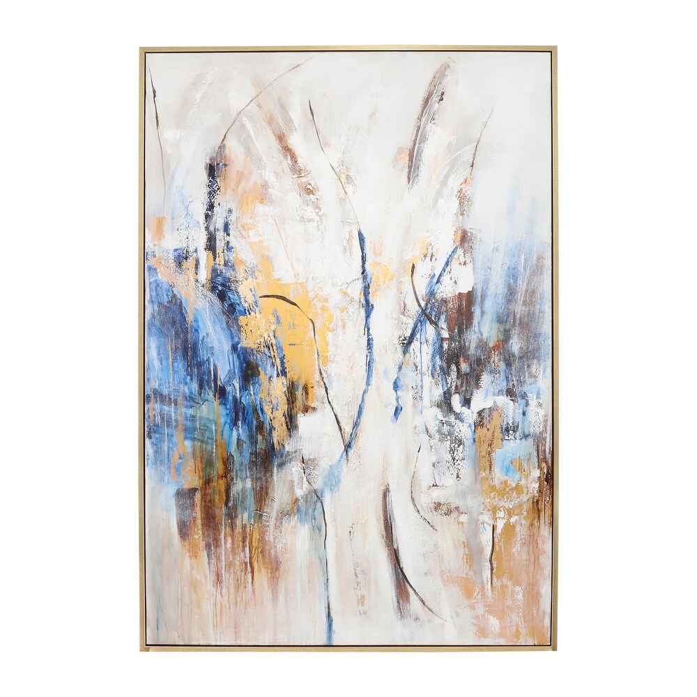 Sagebrook Accessories 74 X 50  Hand painted Abstract
