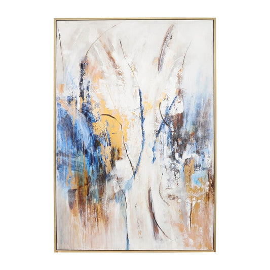 Sagebrook Accessories 74 X 50  Hand painted Abstract