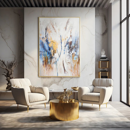 Sagebrook Accessories 74 X 50  Hand painted Abstract