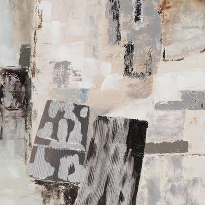 Sagebrook Accessories:51 X 51 Hand Painted Abstract