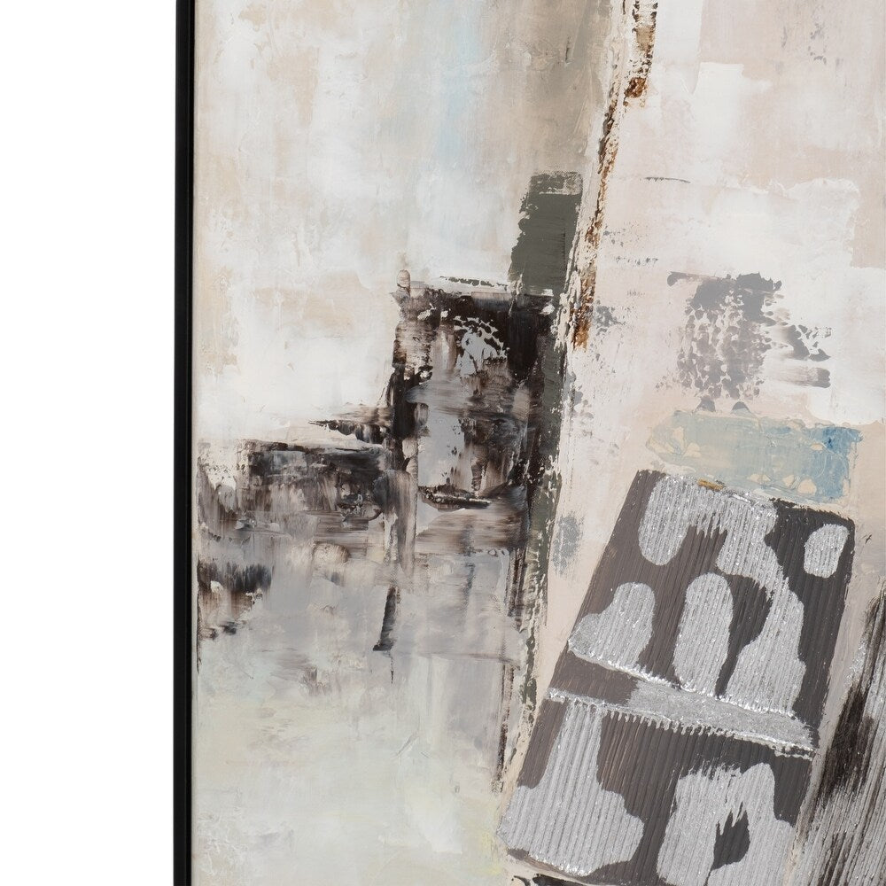Sagebrook Accessories:51 X 51 Hand Painted Abstract