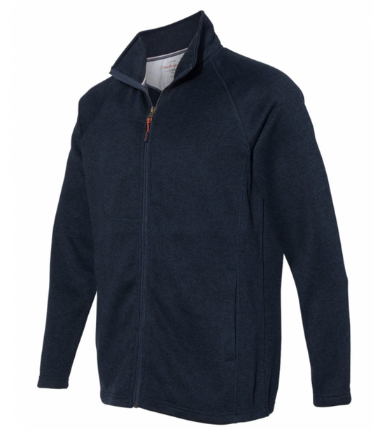 Womens Navy Blue Zip Up Sweatshirt