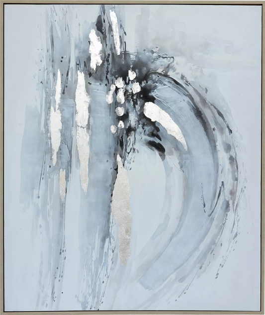 Sagebrook Accessories: 62 X 52 Hand Painted Abstract
