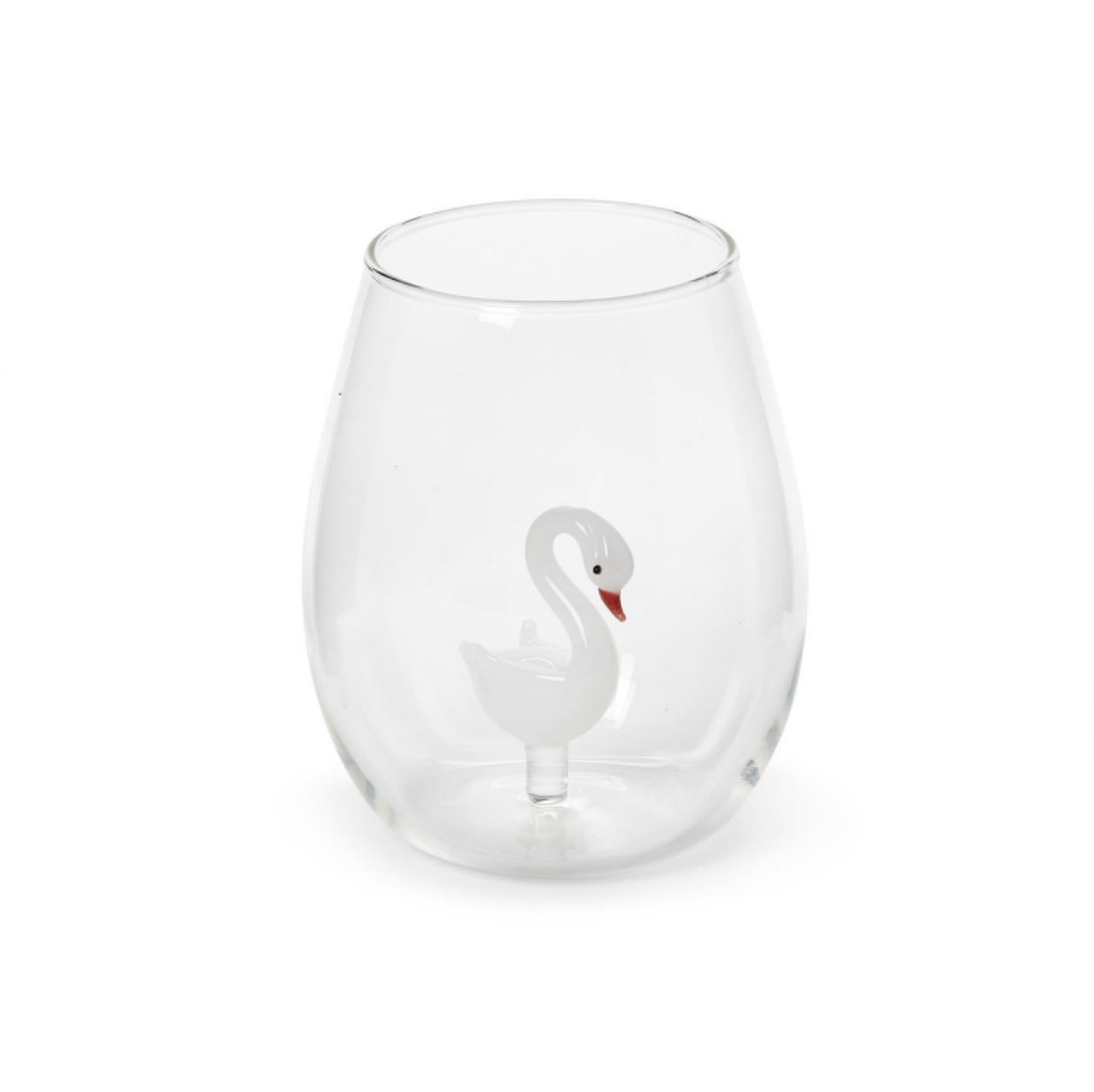 Swan Stemless Wine Glass