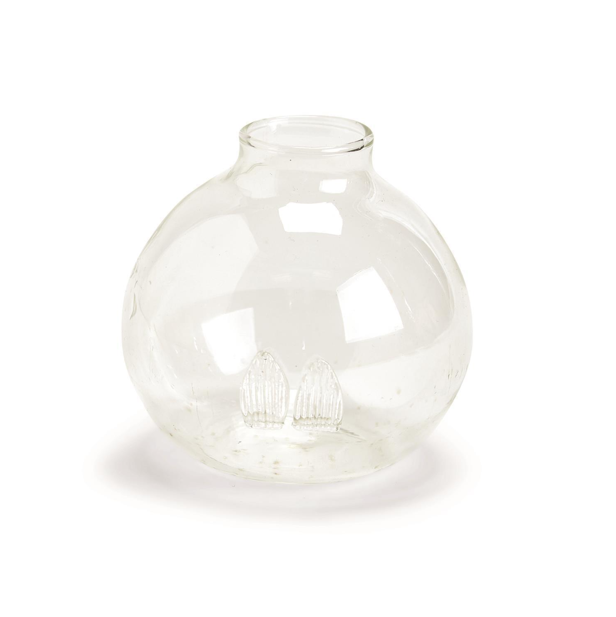 Be Seated Set of 4 Bud Vase/Place Card Holder in Gift Box - Hand-Blown Glass