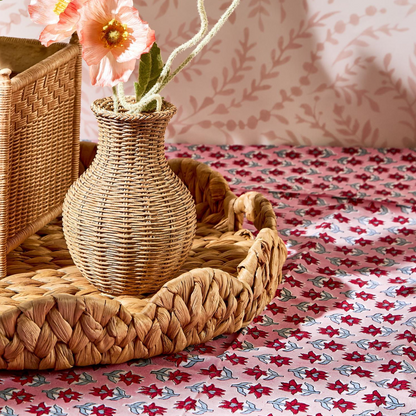 Set of 2 Scalloped Edge Round Tray Includes 2 Sizes