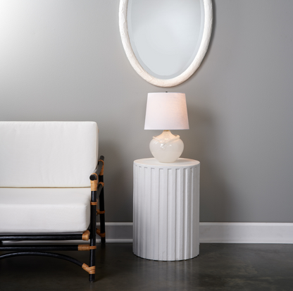 Fluted Column Side Table -ST