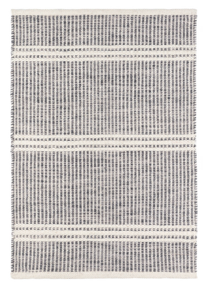 Annie Selke Malta Grey Wool Rug 4x6