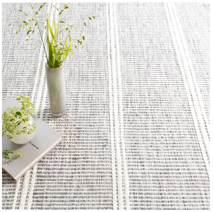 Annie Selke Malta Grey Wool Rug 4x6