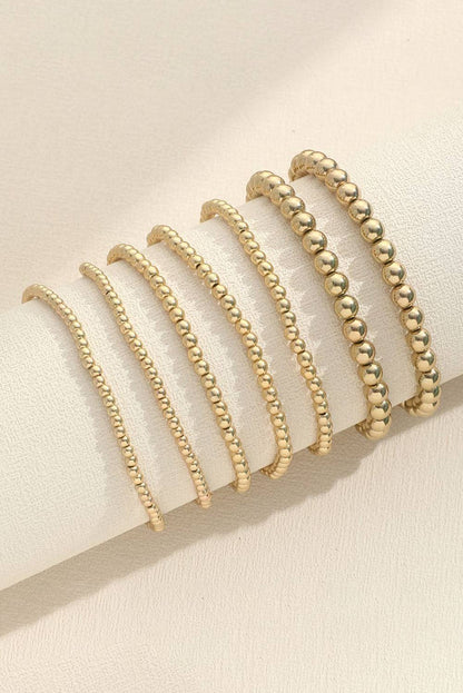 LDC 7pcs/Set Minimalist Beaded Luxury Bracelet Set