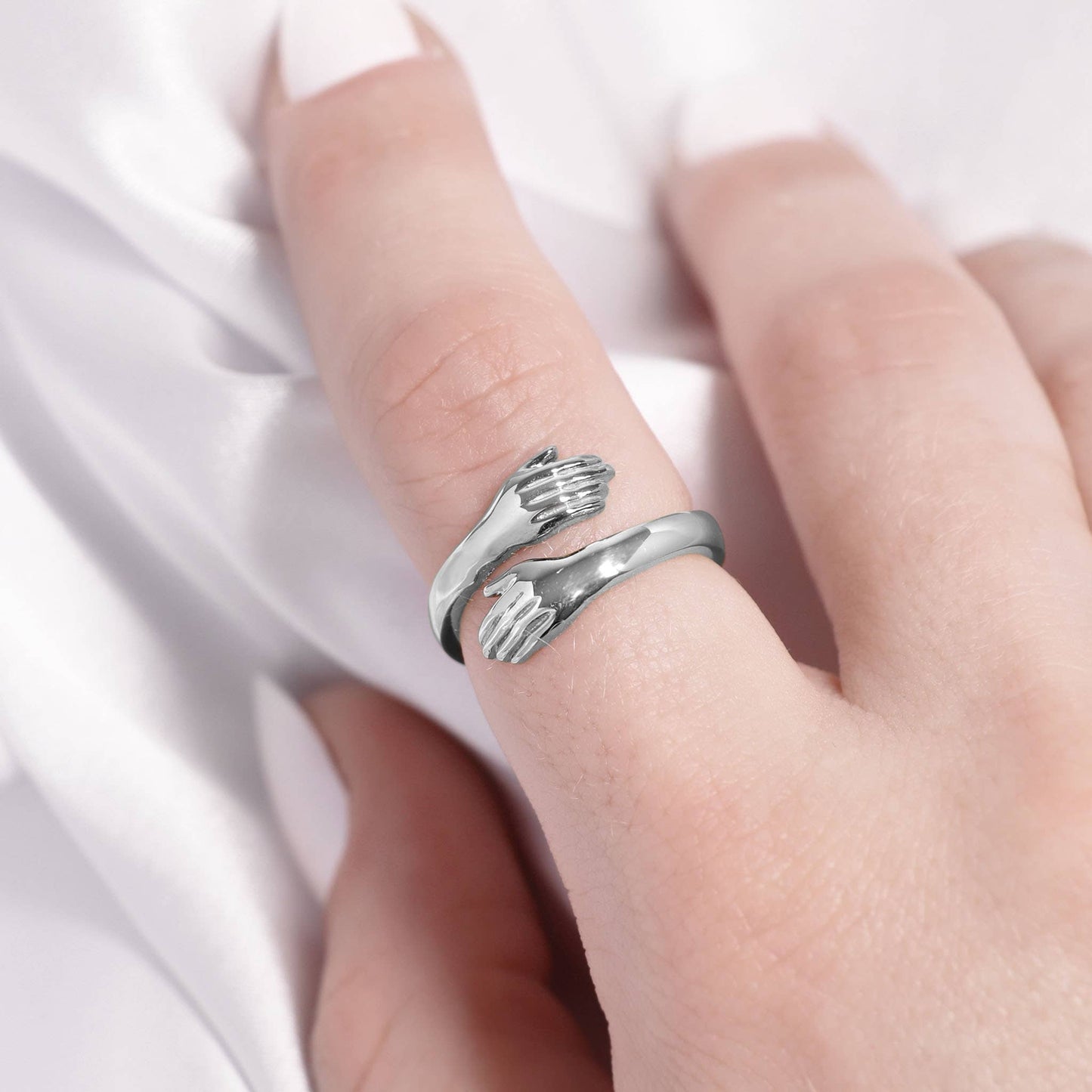 Stainless Steel Hug Ring