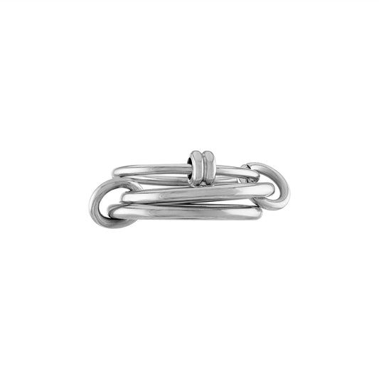 Silver Evelyn Stack Ring