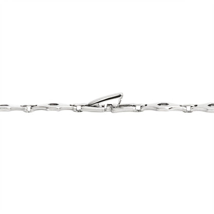 Stainless Steel Hexagon Fancy Chain Necklace