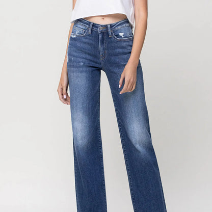 Flying Monkey High Rise Wide Leg Jeans