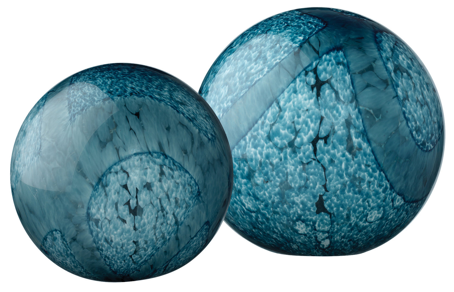 Cosmos Glass Spheres (Set of 2)