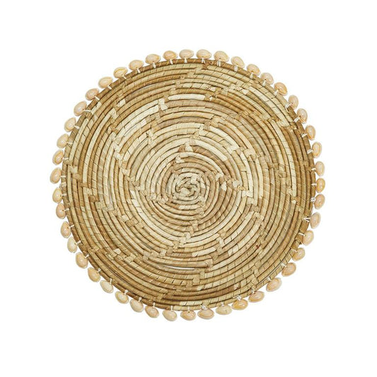 Two's Company S/4 Pandan & Seashells Placemats