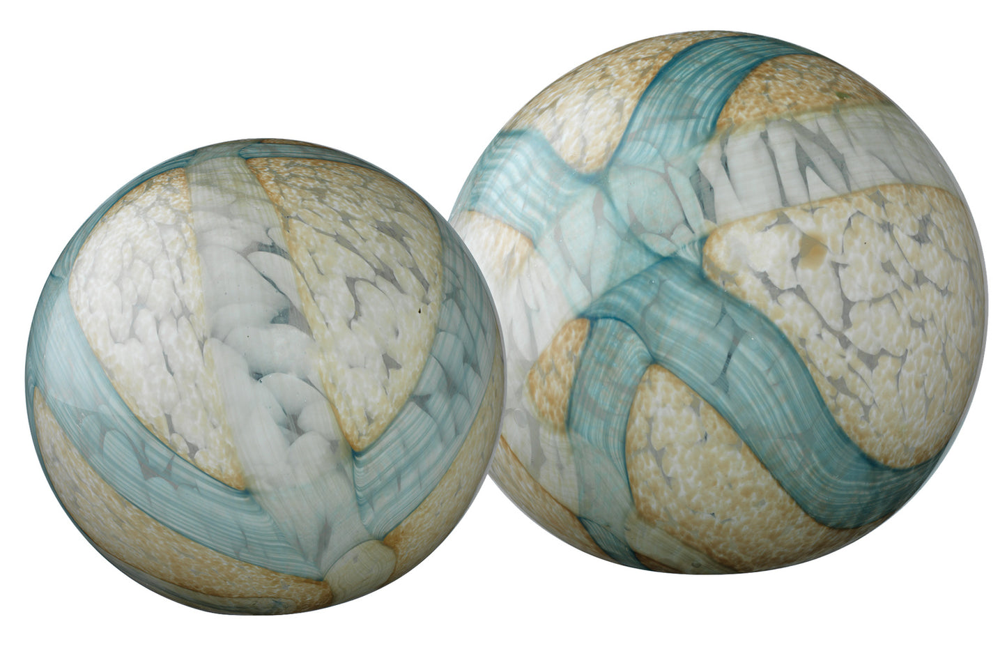 Cosmos Glass Spheres (Set of 2)