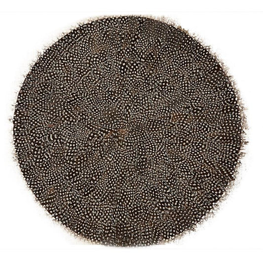 S/6 Guinea Feather Placemats