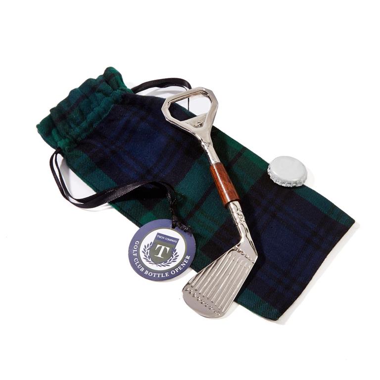 Two's Company Golf Club Bottle Opener in Gift Pouch