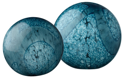 Cosmos Glass Spheres (Set of 2)