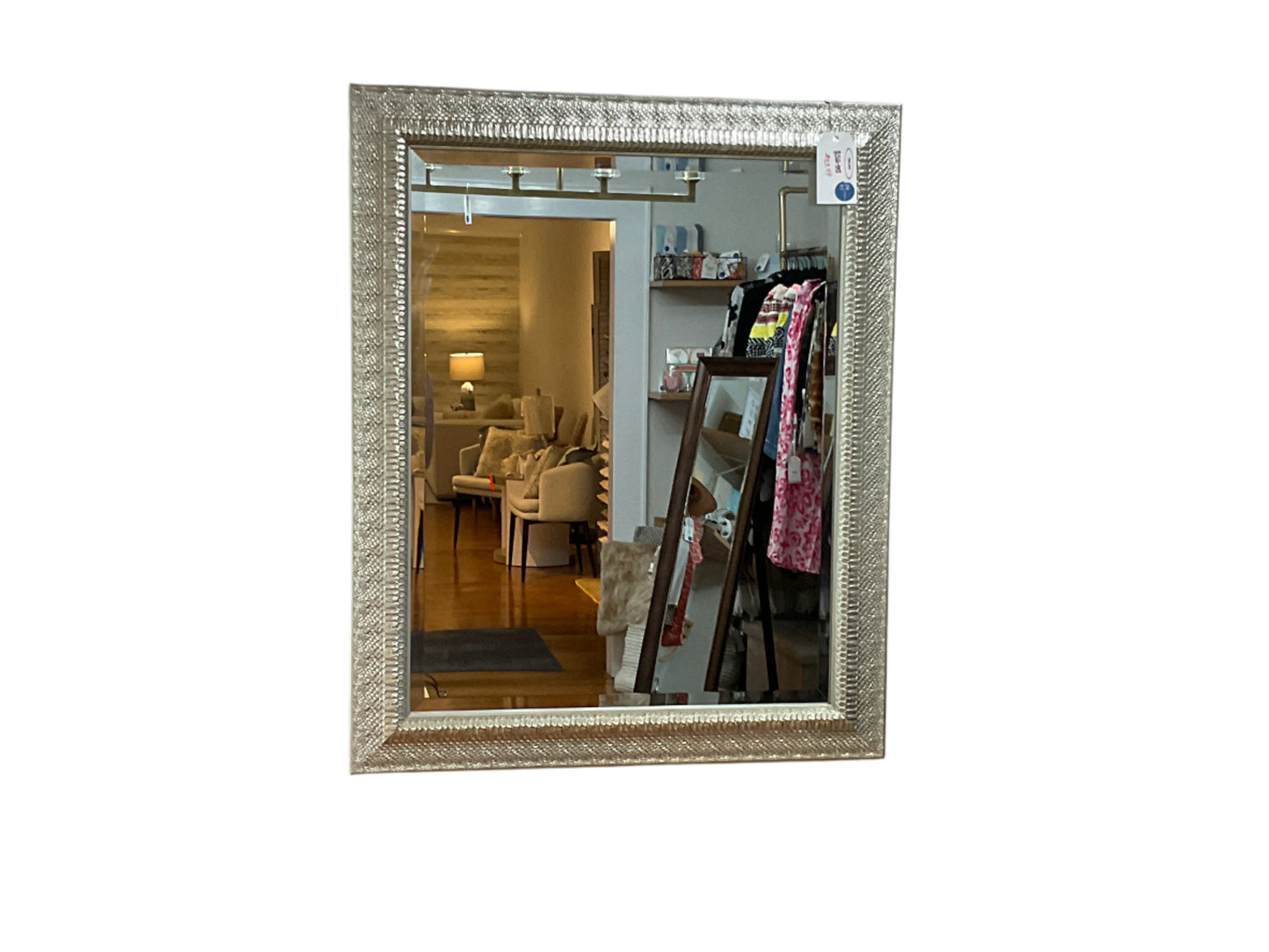 Silver Frame Mirror 27 X 33