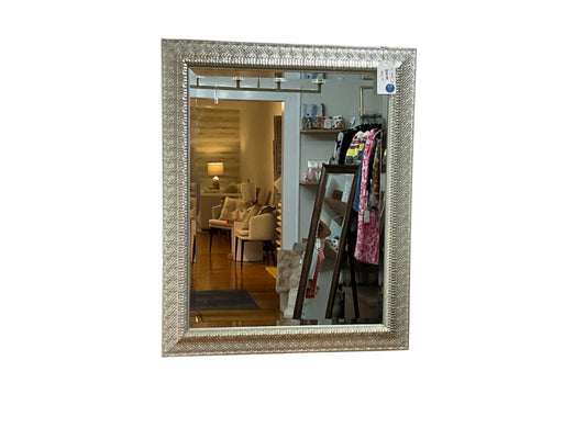 Silver Frame Mirror 27 X 33