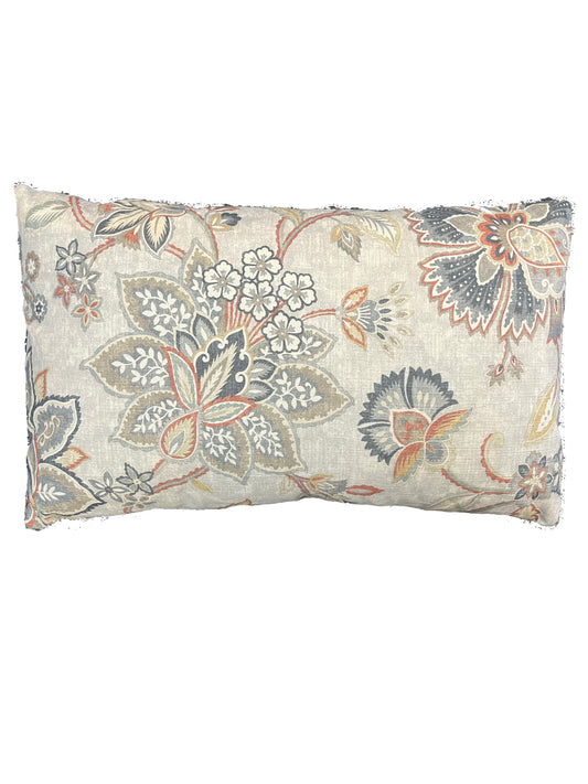Multi Floral Throw Pillow