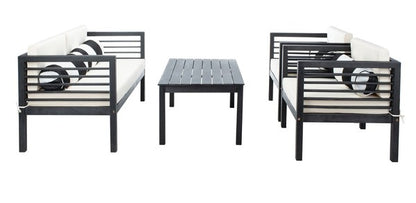 Outdoor 4 Piece Outdoor Set With Accent Pillows