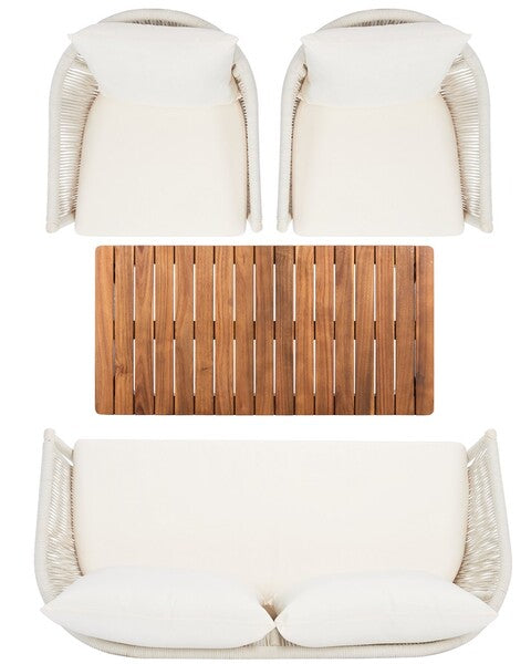 Outdoor 4 Piece Living Set
